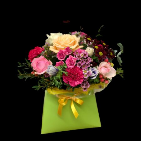 Flowers by florist choice in the water bag